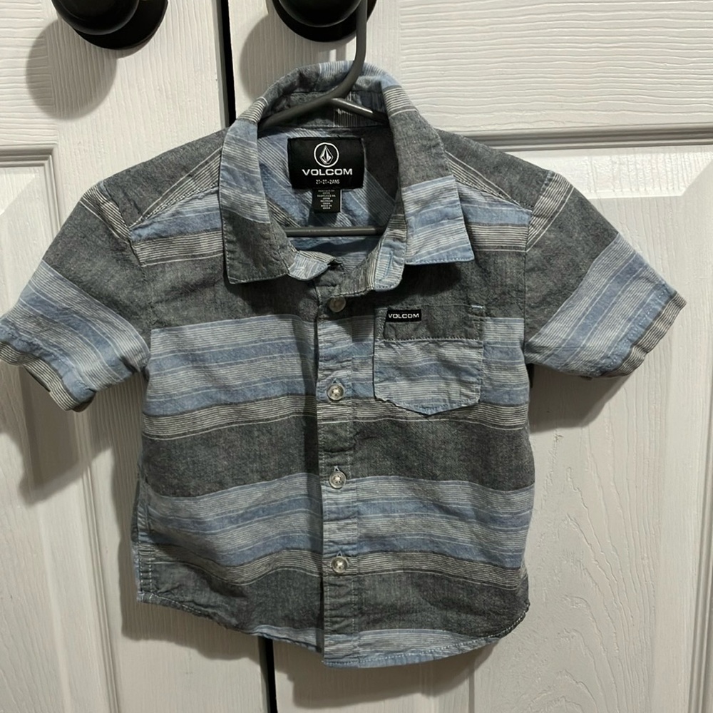 Toddler Boys Volcom Button Down Shirt
